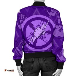 Melbourne All Over Women Bomber Jacket Storm