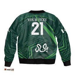Custom Pakistan Cricket Bomber Jacket Go Shaheens Sporty Version