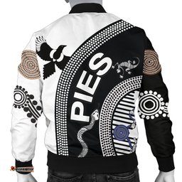 Collingwood Men Bomber Jacket Pies Unique Indigenous