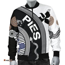 Collingwood Men Bomber Jacket Pies Unique Indigenous