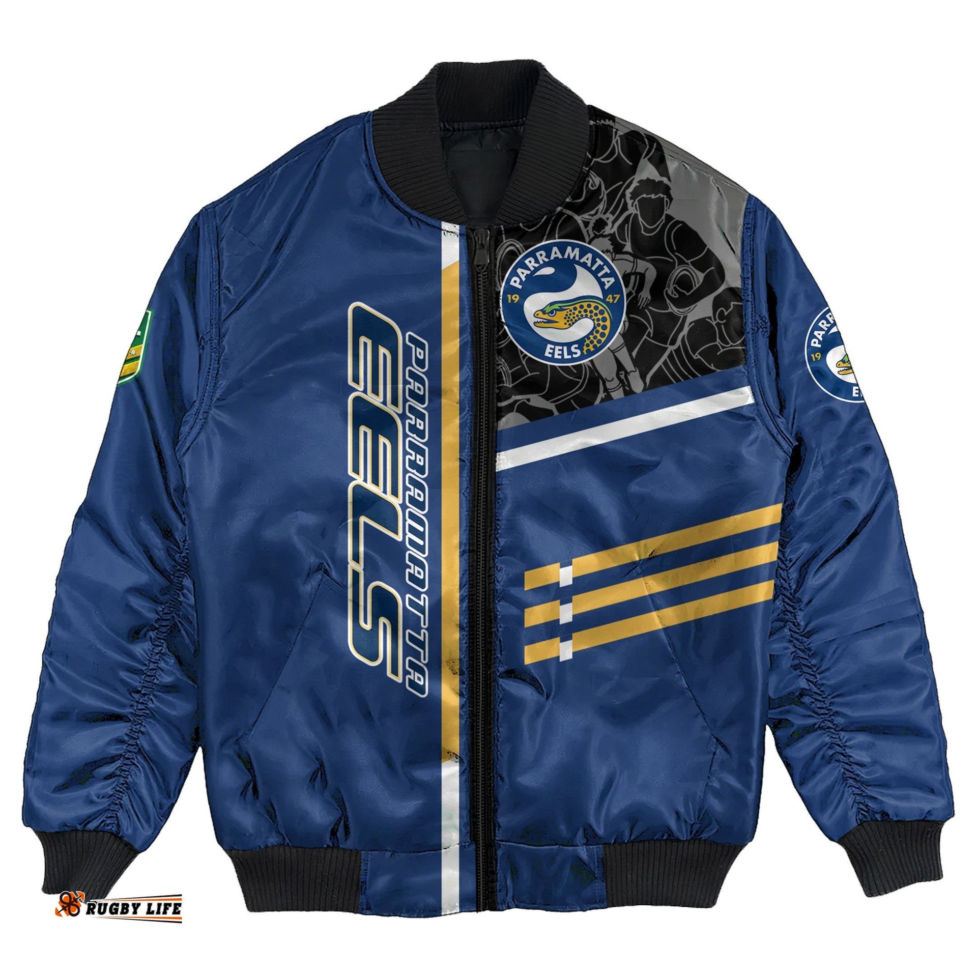 Parramatta Eels Bomber Jacket Personalized Rugby For Fan - NRL