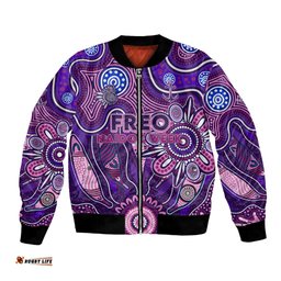 Personalised Freo NAIDOC Week 2024 Bomber Jacket Aussie Aboriginal Art