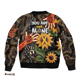 Australia Indigenous Bomber Jacket You Are Not Alone