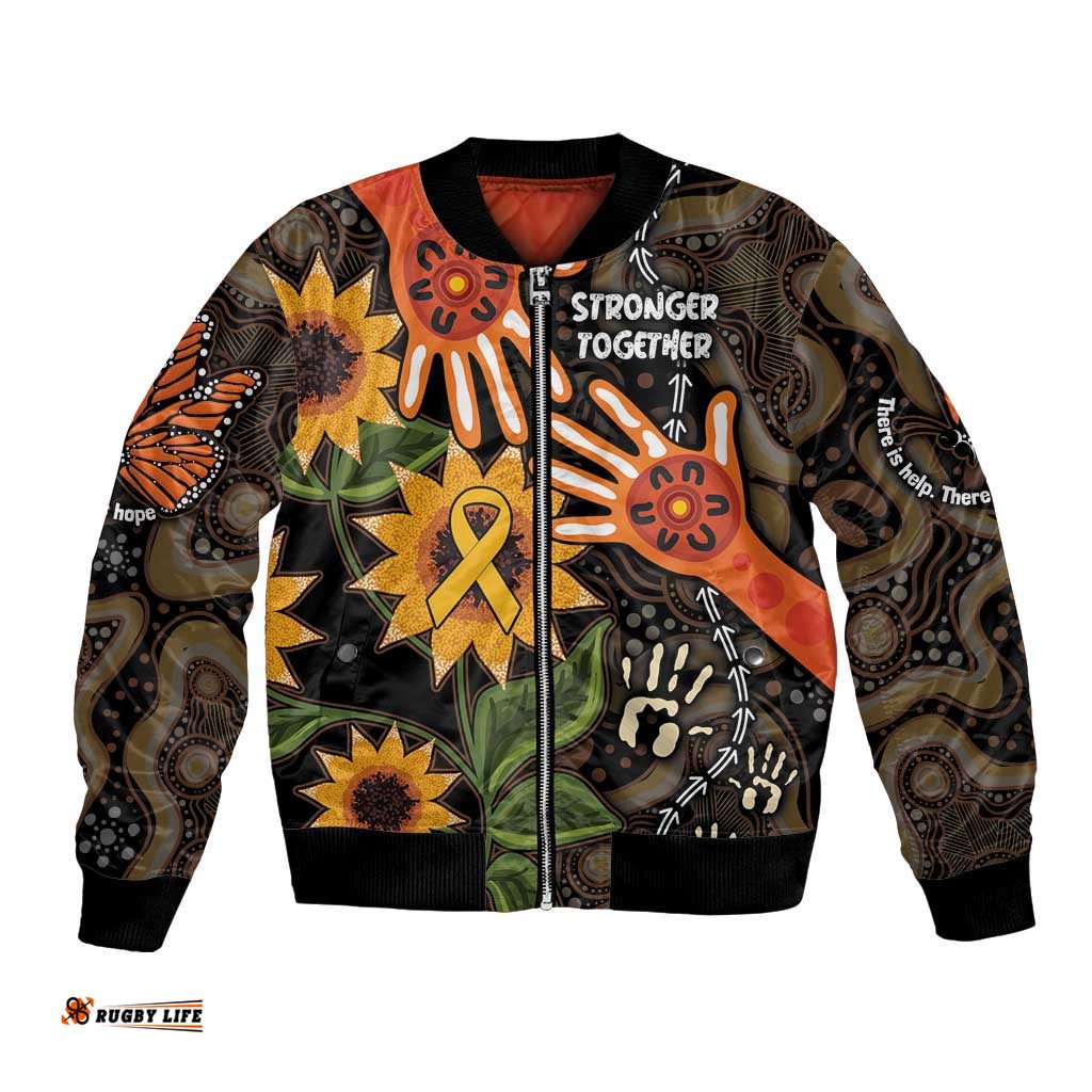 Australia Indigenous Bomber Jacket You Are Not Alone