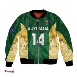 Custom Australia Basketball Bomber Jacket Go Champions Aussie Opals National Color