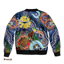 Personalised Cowboys NAIDOC Week 2024 Bomber Jacket Australia Aboriginal Dot Painting