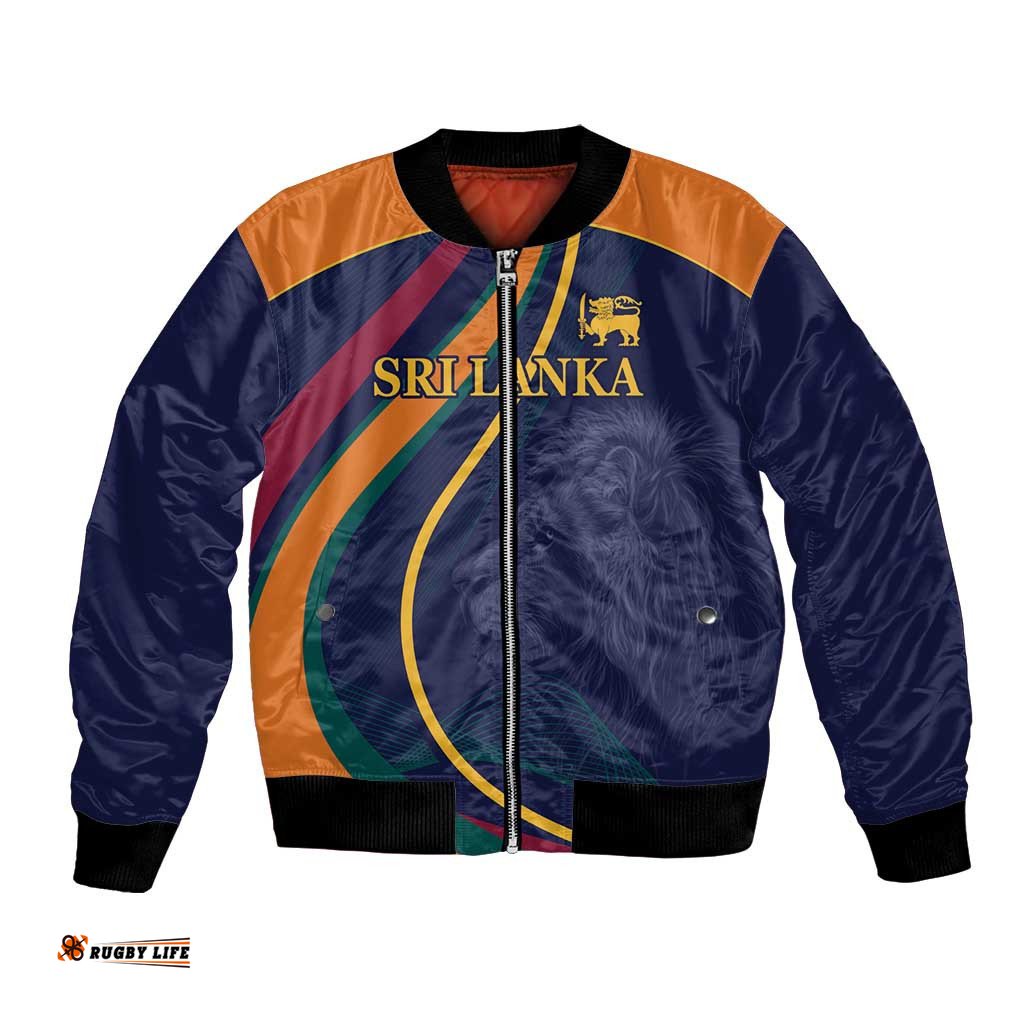 Custom Sri Lanka Cricket Bomber Jacket Shri Lanka Jathika Crikat Kandayama