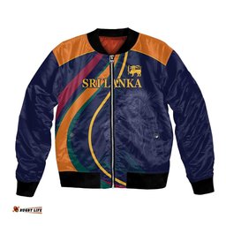 Custom Sri Lanka Cricket Bomber Jacket Shri Lanka Jathika Crikat Kandayama