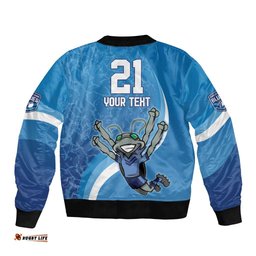 Custom NSW Cockroaches Blues Bomber Jacket New South Wales Origin No2