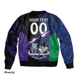 Custom Dragons-Cowboys Combine Storm-Warriors Bomber Jacket Sport Style Version 01