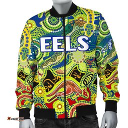 Parramatta Men's Bomber Jacket Eels Unique Indigenous
