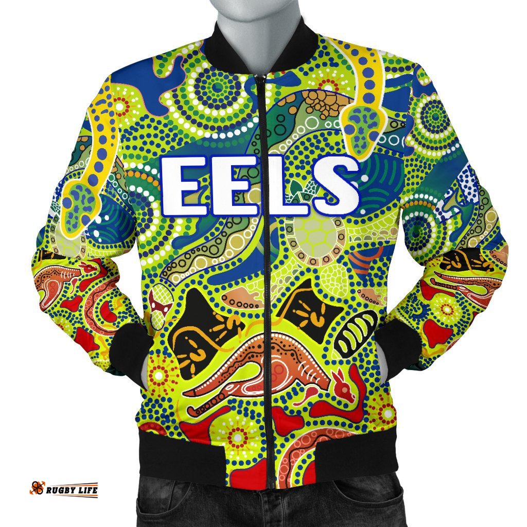 Parramatta Men's Bomber Jacket Eels Unique Indigenous