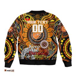 Custom GWS Giants NAIDOC Week 2024 Bomber Jacket Mascot Football