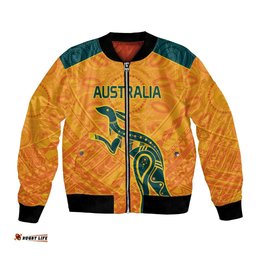 Custom Australia Rugby Bomber Jacket Summer Paris 2024