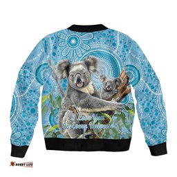 Australia Mothers Day Bomber Jacket I Love You Every Universe Aboriginal Art