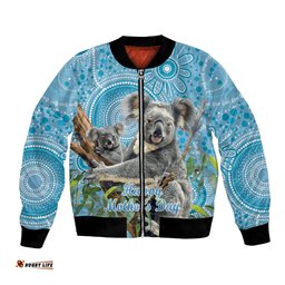 Australia Mothers Day Bomber Jacket I Love You Every Universe Aboriginal Art