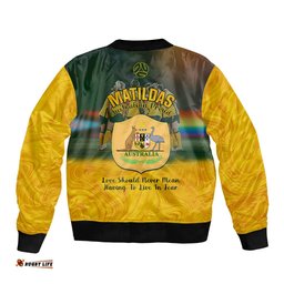 Matildas Pride Bomber Jacket LGBT Kangaroo Australian Proud