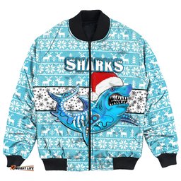 Custom Cronulla-Sutherland Sharks Aboriginal Tattoo Bomber Jackets