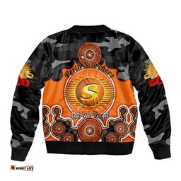 Perth Scorchers ANZAC 2024 Bomber Jacket Lest We Forget Poppy Mix Camouflage