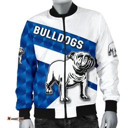 Bulldogs Bomber Jacket Sporty Style For Men