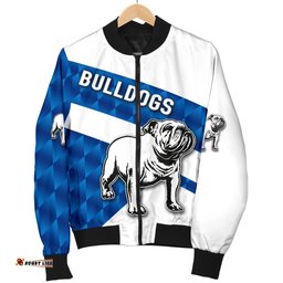Bulldogs Bomber Jacket Sporty Style For Men