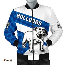 Bulldogs Bomber Jacket Sporty Style For Men
