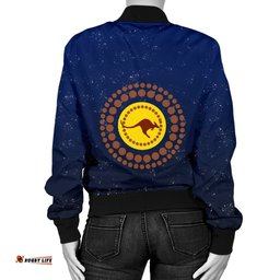 Women's Bomber Jacket - Kangaroo On The