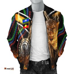 Wests Tigers Naidoc Week Men's Bomber Jacket Version Aboriginal Tiger 3D