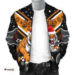 Wests Christmas Men's Bomber Jacket Tigers Indigenous
