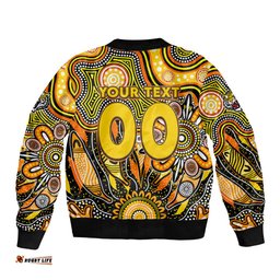 Personalised Tiger NAIDOC Week 2024 Bomber Jacket Aussie Aboriginal Art