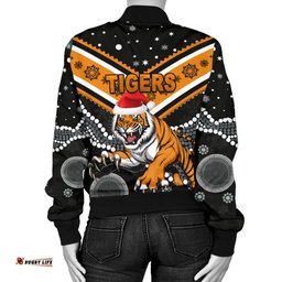 Wests Christmas Women's Bomber Jacket Tigers Indigenous