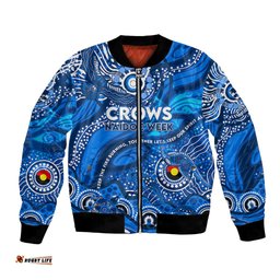 Custom NAIDOC Week 2024 Cats Bomber Jacket Aboriginal Animals Keep The Fire Burning