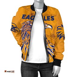 West Coast Bomber Jacket For Women Eagles Indigenous