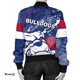 Western Bulldogs Bomber Jacket For Women