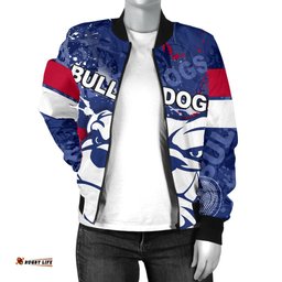 Western Bulldogs Bomber Jacket For Women