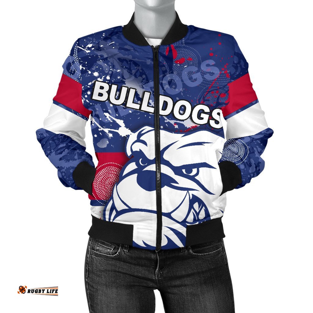 Western Bulldogs Bomber Jacket For Women