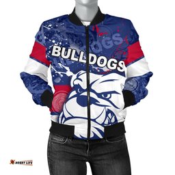 Western Bulldogs Bomber Jacket For Women