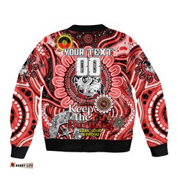 Custom NAIDOC Week 2024 Dragons Bomber Jacket Mascot Rugby