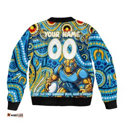 Custom Australia NAIDOC Week 2024 Bomber Jacket Titans Mascot Keep The Fire Burning