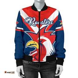 Australia Roosters Women Bomber Jacket Rugby