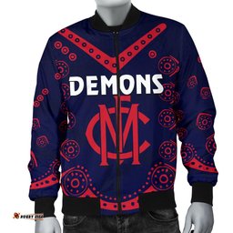 Melbourne Demons Indigenous Men Bomber Jacket Football