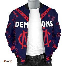 Melbourne Demons Indigenous Men Bomber Jacket Football