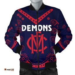 Melbourne Demons Indigenous Men Bomber Jacket Football