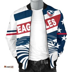 USA Rugby Men's Bomber Jacket Eagles Original Style