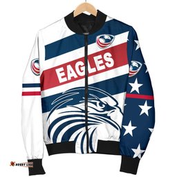 USA Rugby Men's Bomber Jacket Eagles Original Style