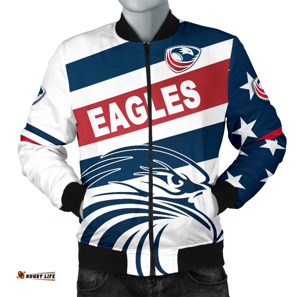 USA Rugby Men's Bomber Jacket Eagles Original Style
