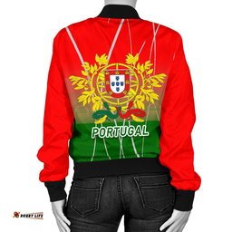 Portugal Rugby Women Bomber Jacket Wolf - Os Lobos