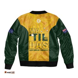 Australia Soccer Bomber Jacket Arnold Matildas Gold Version