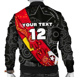 Custom Personalised Bombers Naidoc Week Men's Bomber Jacket Essendon Ingenious Spesial Version - Custom Text and Number