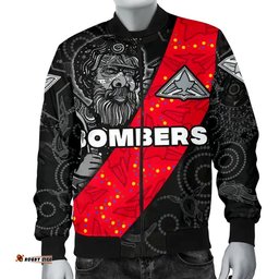 Custom Personalised Bombers Naidoc Week Men's Bomber Jacket Essendon Ingenious Spesial Version - Custom Text and Number